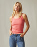 Women's Rib Tank - Spiced Coral